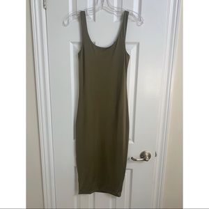 Olive Green Dress